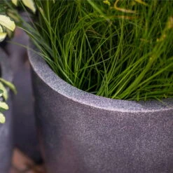 Pflanzgefäß 'Smooth', Grau, Ø 35 X H 34 Cm -Gartenprodukte 3210104124 3210104125 pflanzgefaess smooth grau 116920