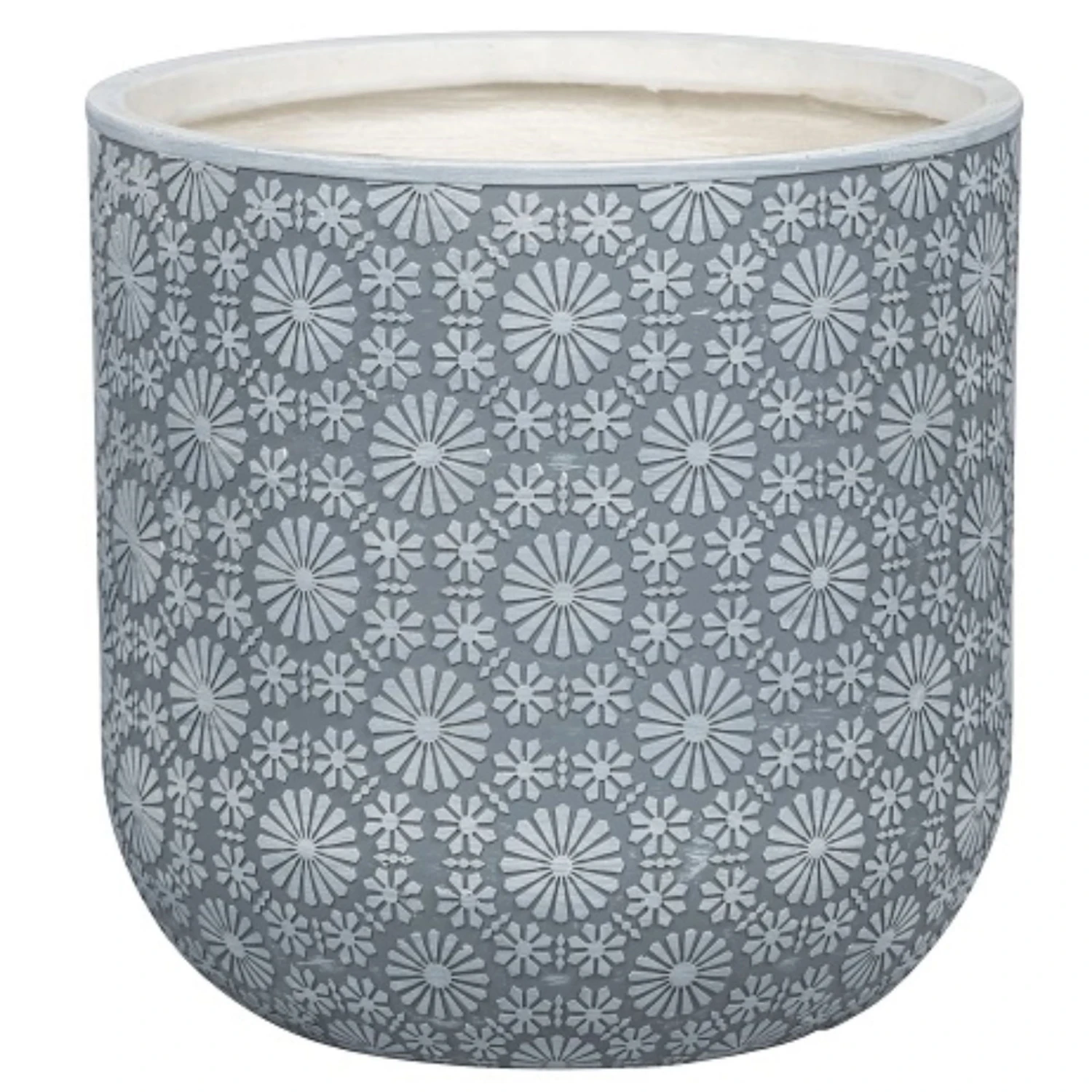 Pflanzgefäß 'Chester 02', Hellgrau, Ø 25 X H 25 Cm 3 Pflanzgefäß 'Chester 02', Hellgrau, Ø 25 X H 25 Cm