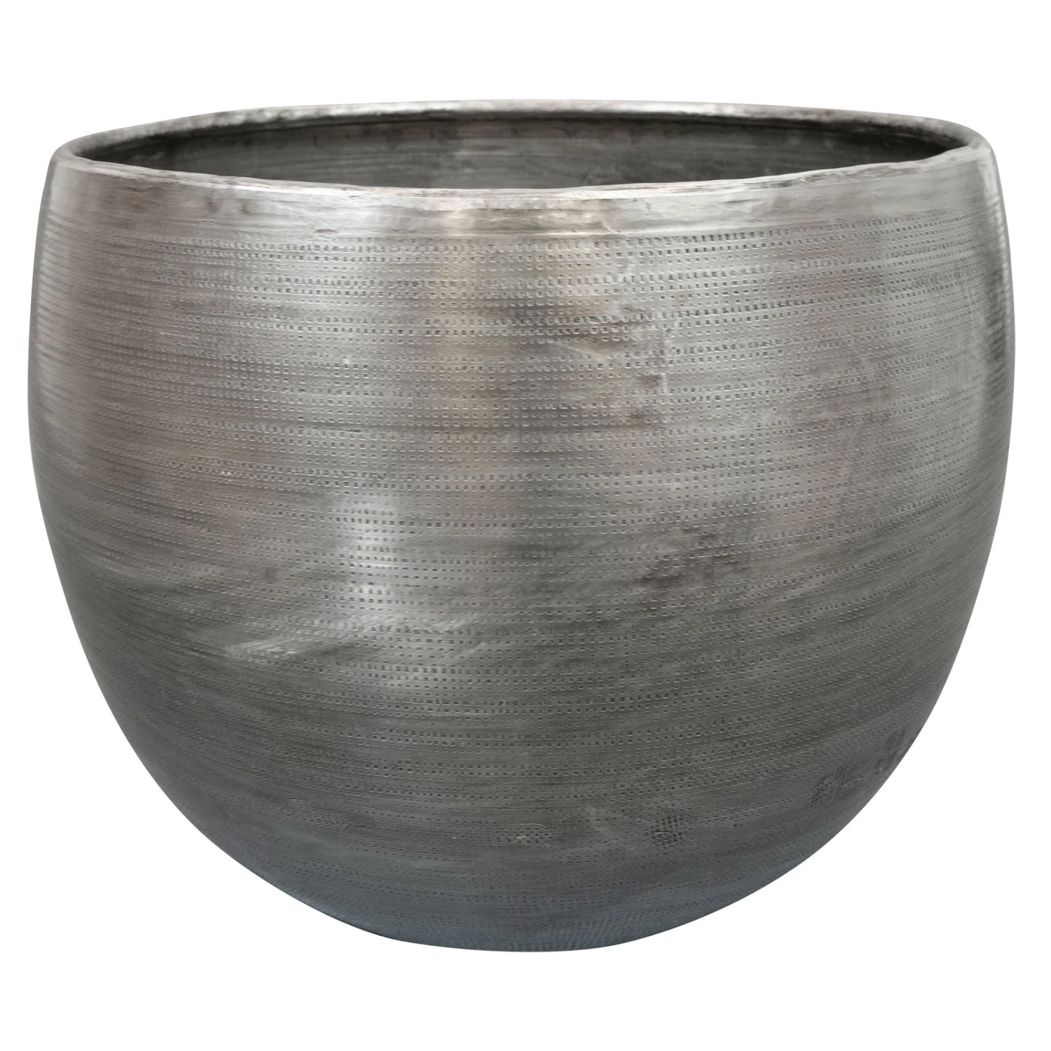 Pflanzgefäß 'Rowen', Silber, Ø 33 X H 25 Cm 4 Pflanzgefäß 'Rowen', Silber, Ø 33 X H 25 Cm – Bild 2