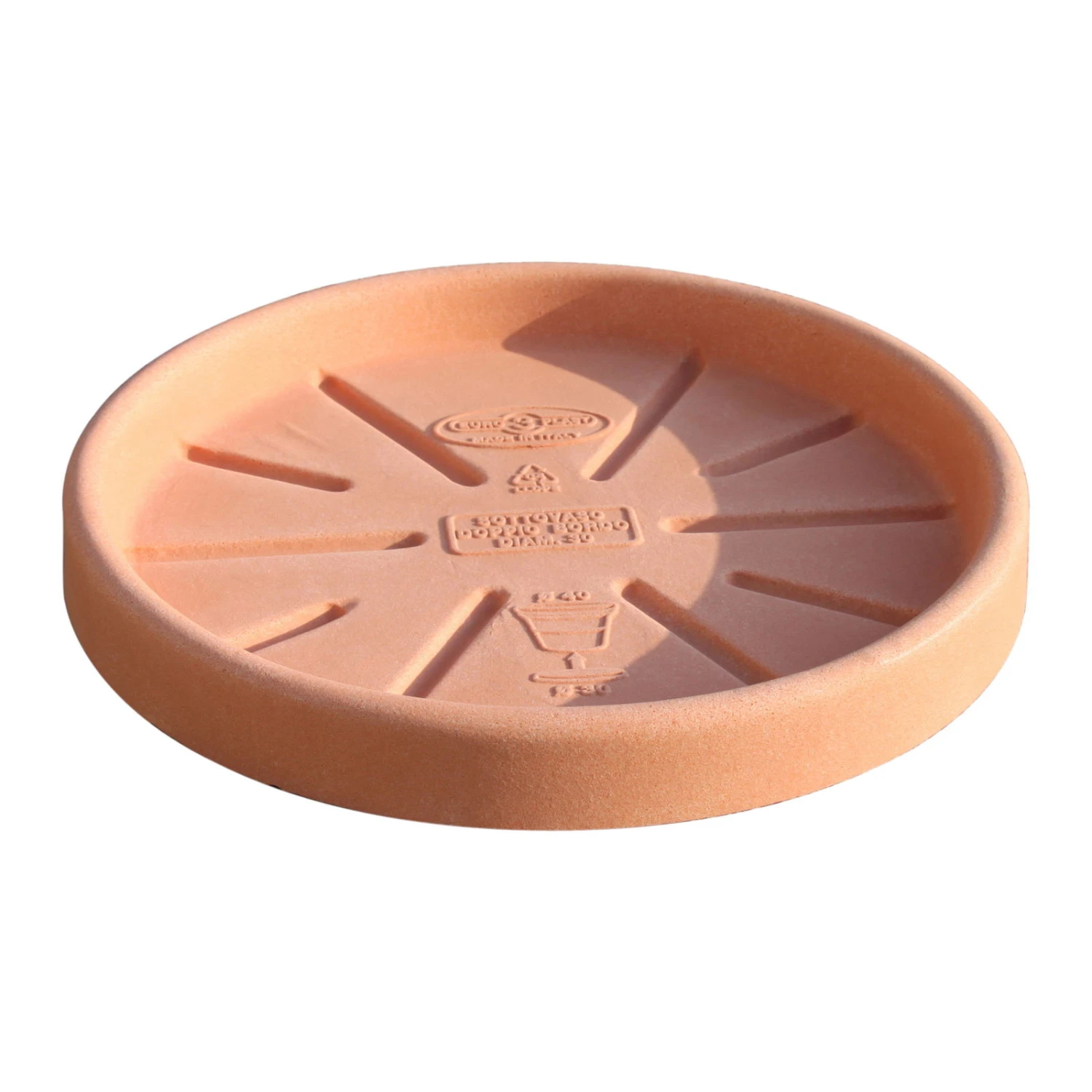 Euro 3 Plast Pflanzkübel Doppio Bordo Terra 3 Euro 3 Plast Pflanzkübel Doppio Bordo Terra