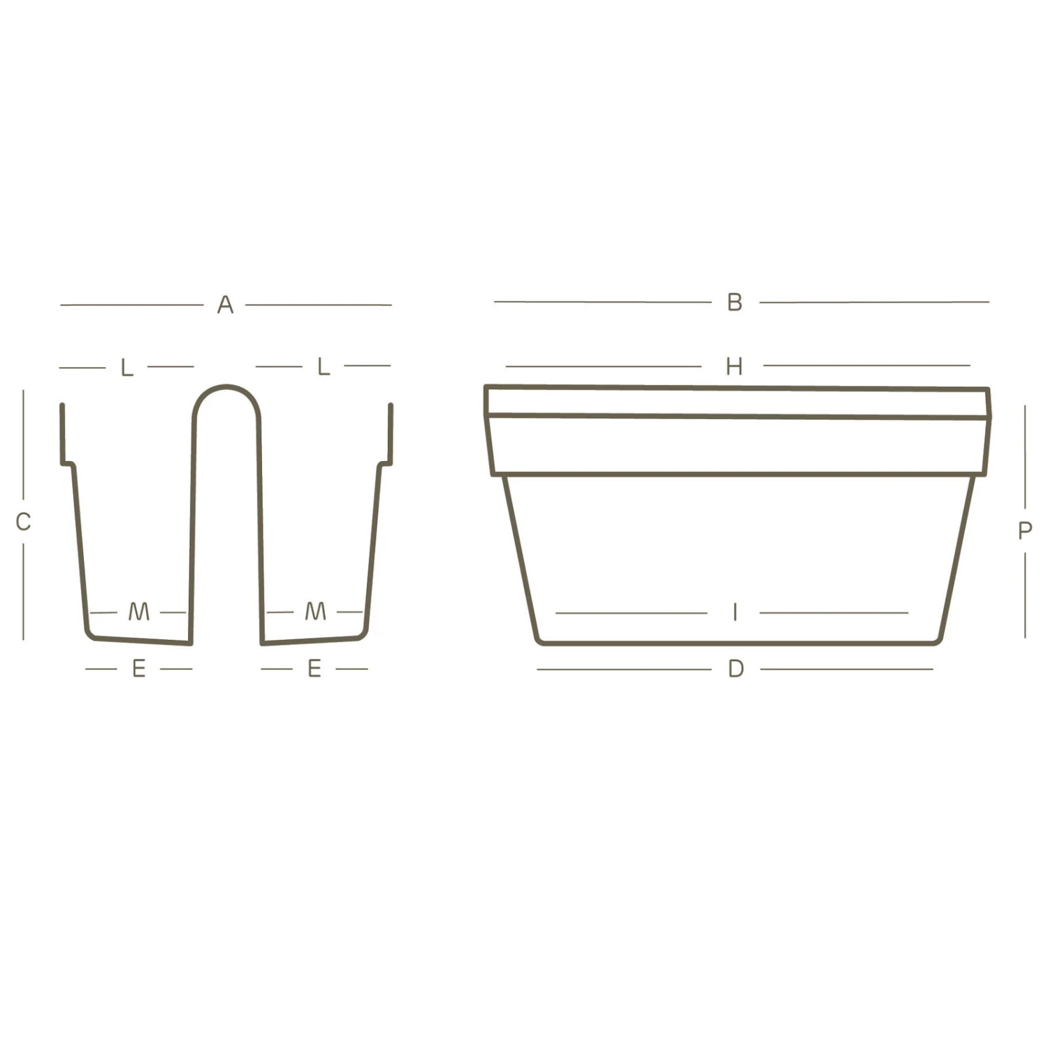 Balkon-Hängekasten "Be Up Duo" In Der Farbe Taupe, 50 Cm / 18 Liter 4 Balkon-Hängekasten "Be Up Duo" In Der Farbe Taupe, 50 Cm / 18 Liter – Bild 2