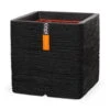 Capi Europe Pflanztrog, Rib Jasper, Schwarz, Kunststoff -Gartenprodukte 3230101077 3230101078 3230101079 Pflanztrog Rib Jasper schwarz 72263
