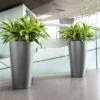 LECHUZA Rondo Premium 40, Anthrazit-metallic, All-in-One-Set, Ø 40 Cm, H:75 Cm -Gartenprodukte 3325100104 Rondo Premium40 anthrazit All in One Set D40xH75cm RGB 2 7567