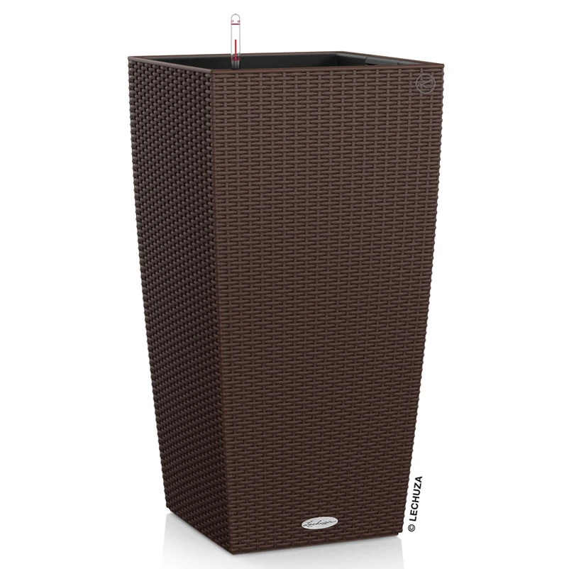 Lechuza Cubico Cottage 40, Mokka, All-in-One-Set 3 Lechuza Cubico Cottage 40, Mokka, All-in-One-Set