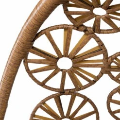 Hängesessel Rhodes, Natur, Inkl. Kissen, Handgewebt, 195 X 95 X 95 Cm -Gartenprodukte 3910302500 Haengesessel Rhodes natur inkl Kissen ca95x95x195cm5 71991