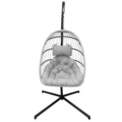 Hängesessel 'Folt Sterzing' Inkl. Auflagen, Light Grey -Gartenprodukte 3910302721 Haengesessel Folt Sterzing light grey inkl Auflage 6 123055