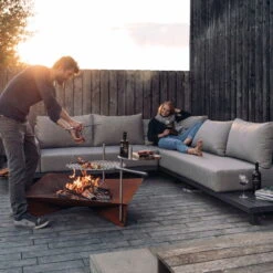 Höfats TRIPLE 90 Feuerschale In Schwarz, Maße 90 X 78 X 24 Cm 14 Höfats TRIPLE 90 Feuerschale In Schwarz, Maße 90 X 78 X 24 Cm -Gartenprodukte 3920150074 TRIPLE 90 Feuerschale 90x78x24cm 3 57575