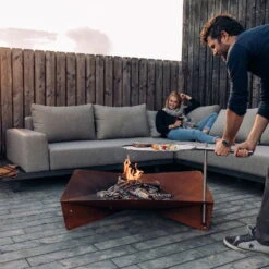 Höfats TRIPLE 90 Feuerschale In Schwarz, Maße 90 X 78 X 24 Cm 15 Höfats TRIPLE 90 Feuerschale In Schwarz, Maße 90 X 78 X 24 Cm -Gartenprodukte 3920150074 TRIPLE 90 Feuerschale 90x78x24cm 4 57574