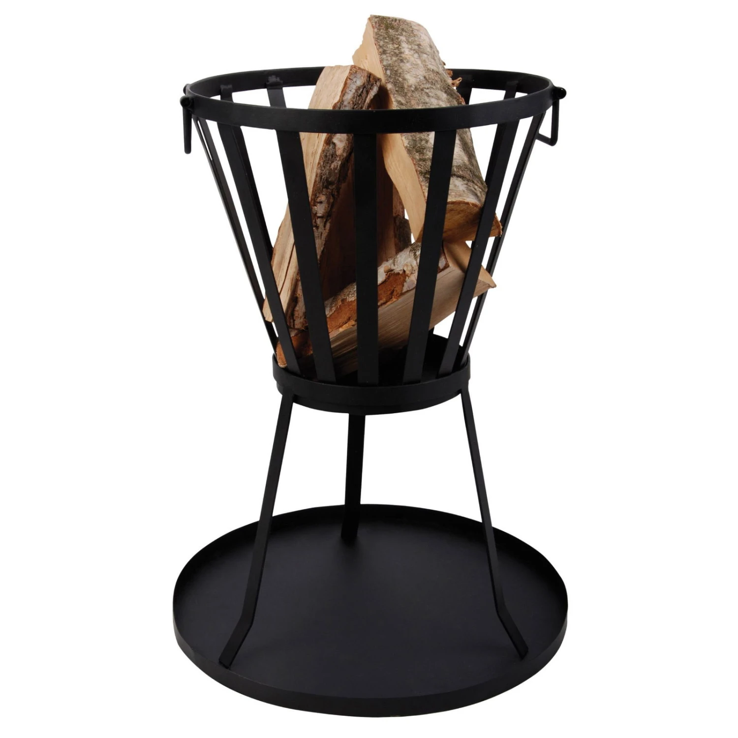 Bodenplatte Für Feuerkorb, Schwarz, Weichstahl, Ca. 50,3 X 50,3 X 3 Cm, 1,47 Kg 5 Bodenplatte Für Feuerkorb, Schwarz, Weichstahl, Ca. 50,3 X 50,3 X 3 Cm, 1,47 Kg – Bild 3