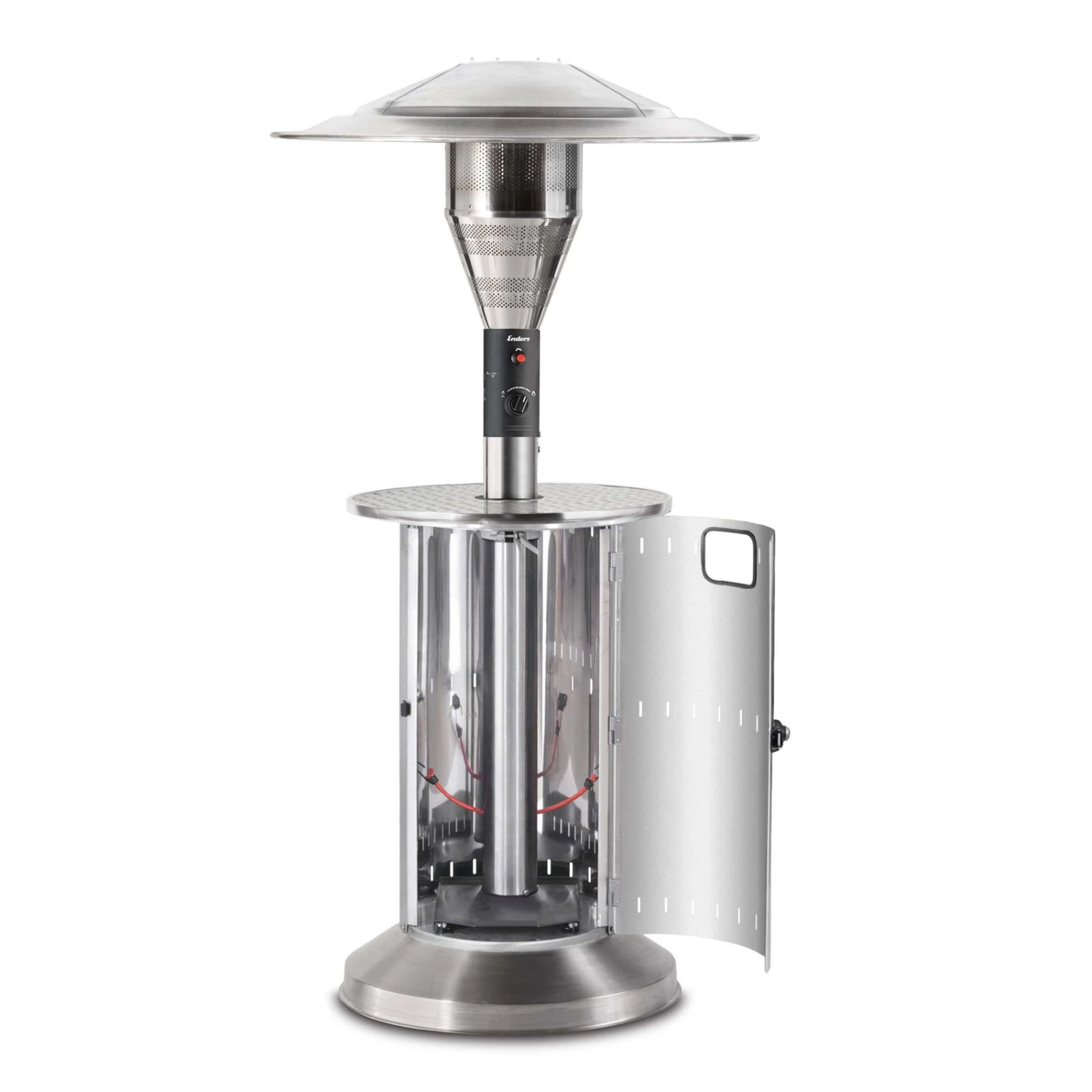 Enders Heizstrahler-Pilz Commercial, Gebürsteter Edelstahl, 230 X 88 Cm 4 Enders Heizstrahler-Pilz Commercial, Gebürsteter Edelstahl, 230 X 88 Cm – Bild 2