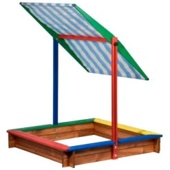 Sandkasten Inkl. Dach, Bunt, 120 X 120 X 120 Cm 11 Sandkasten Inkl. Dach, Bunt, 120 X 120 X 120 Cm -Gartenprodukte 3940100136 Sandkasten inkl Dach 4 106183