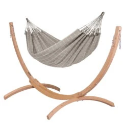 LA SIESTA Doppel-Hängematte Brisa, Almond, Outdoor Material, Bis 160 Kg, Wetterfest -Gartenprodukte 3940200281 Doppel Haengematte Brisa almond Outdoor Material 3 61237