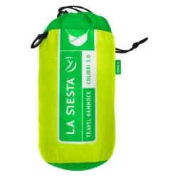 LA SIESTA Singe-Reisehängematte Colibri 3.0, Palm, Nylon, Bis 180 Kg, Reißfest, Leicht -Gartenprodukte 3940200282 Single Reisehaengematte Colibri 3 0 palm Nylon Stoff 5 61225