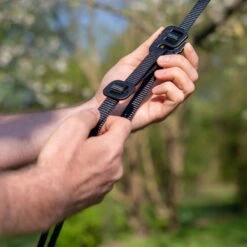 LA SIESTA Single-Reisehängematte Colibri 3.0, River, Nylon, Bis 180 Kg, Reißfest, Leicht -Gartenprodukte 3940200283 Single Reisehaengematte Colibri 3 0 river Nylon Stoff 3 61211