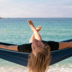 LA SIESTA Single-Reisehängematte Colibri 3.0, River, Nylon, Bis 180 Kg, Reißfest, Leicht -Gartenprodukte 3940200283 Single Reisehaengematte Colibri 3 0 river Nylon Stoff 8 61208