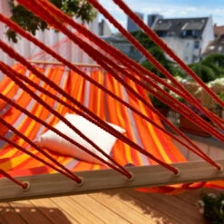 LA SIESTA Doppel-Stabhängematte 'Alisio' -Gartenprodukte 3940200310 Doppel Stabhaengematte Alisio Tucan wetterbestaendig 3 86059