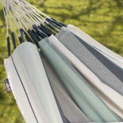 LA SIESTA Hängematte 'Modesta', Olive, L 300 X B 140 Cm -Gartenprodukte 3940200331 Single Haengematte Modesta Olive Bio Baumwolle 6 106176