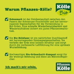 Kölle Bio Pflanzerde Torffrei, 2400l, 60 Sack á 40l, Palettenware -Gartenprodukte torffreie erden usps erklaerung 76525 1